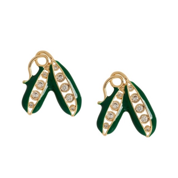 SOLD Banana Republic Pea Stud Earrings - Picture 2 of 2
